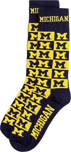 جوارب فستان NCAA Michigan Wolverines الشطرنج in Saudi Arabia
