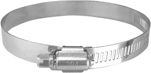 4 قطع 3 بوصة خرطوم مياه من الفولاذ المقاوم للصدأ، نطاق تثبيت قابل للتعديل 72-95 مم، مشبك خرطوم ترس دودي لأنابيب التجفيف، السباكة، السيارات والتطبيق الميكانيكي in Kuwait