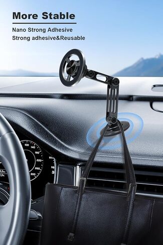 Magnetic Phone Holder for Car,Fits MagSafe Car Mount[Universal 360° PRO Rotation] Hands Free Car Holder Mount for Dashboard,Magnet Phone Holder for Mobile Phones,Car Gifts in Saudi Arabia