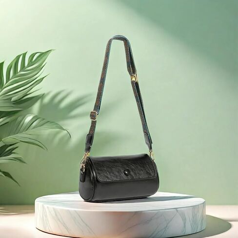 حقائب كروس للنساء من الجلد النباتي وحقائب كتف صغيرة مع حزام عريض in Kuwait