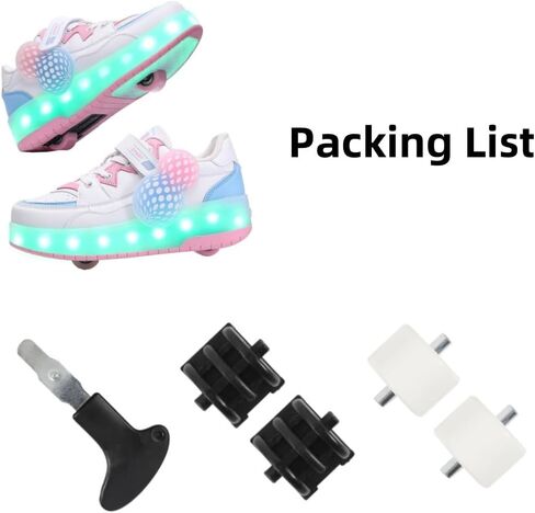 Roller Shoes for Kids Boys Girls Fashion & Fun Wheels Sneakers Children Festival Birthday Gift in Saudi Arabia