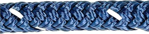 Upgrade Your Marine, Boat with Our Premium Nylon Anchor Line Rope - Double Braided, 1/2"x100’, Navy Blue with Reflective Tracer and 316 Stainless Steel Thimble, Perfect for Boat Applications in Saudi Arabia