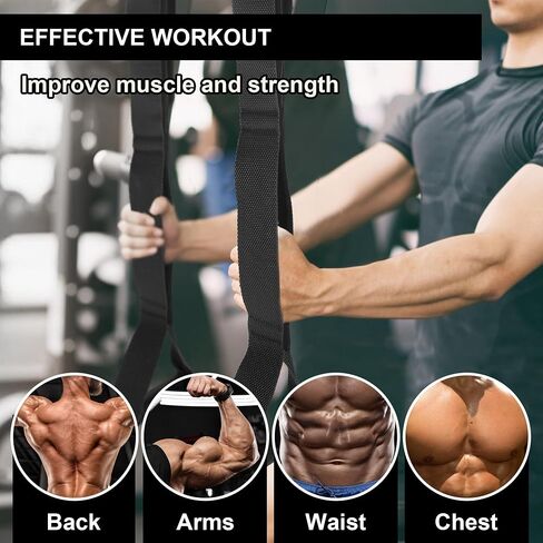 Tricep Rope Cable Attachment for Gym Rope Tricep Pull Down Rope Lat Pulldown Attachments Extra Long Tricep Pull Down Attachment Grip Attachments for Cable Machine Accessories for Home Gym Equipment in Saudi Arabia