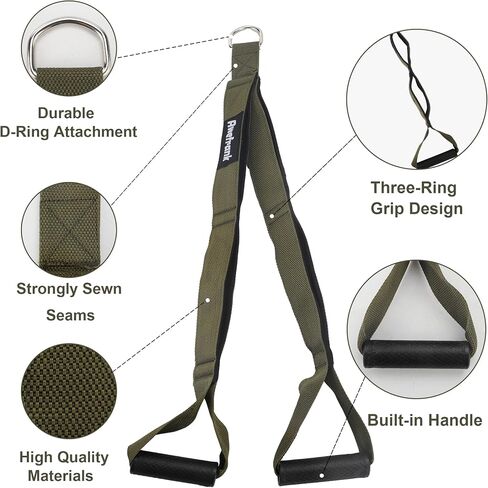 Tricep Rope Cable Attachment for Gym Rope Tricep Pull Down Rope Lat Pulldown Attachments Extra Long Tricep Pull Down Attachment Grip Attachments for Cable Machine Accessories for Home Gym Equipment in Saudi Arabia
