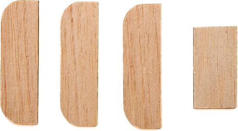 The Hinge Hider Original Door Hinge Filler Plates 3.5 inch Wood (8 Pieces) in Saudi Arabia