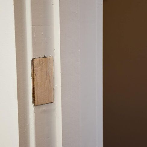The Hinge Hider Original Door Hinge Filler Plates 3.5 inch Wood (8 Pieces) in Saudi Arabia