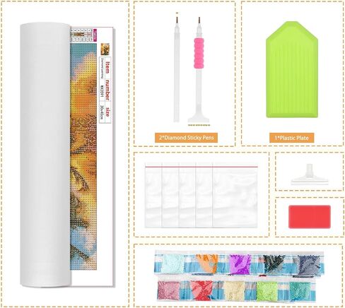 Lxmsja Beach Ocean Diamond Art Painting Kits for Adults, 5D DIY Full Drill Round Gems Arts and Crafts, Diamond Art Sunset for Gifts Leisure Wall Decoration 12X16inch in Saudi Arabia