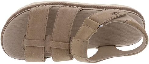 UGG Women's GOLDENSTAR Strap Fisherman Sandal, TAN Leather, 9 in Saudi Arabia
