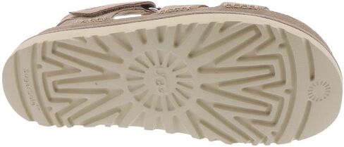UGG Women's GOLDENSTAR Strap Fisherman Sandal, TAN Leather, 9 in Saudi Arabia