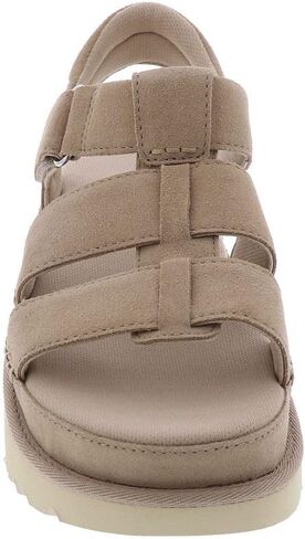 UGG Women's GOLDENSTAR Strap Fisherman Sandal, TAN Leather, 9 in Saudi Arabia