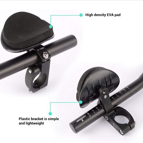 Bicycle Rest Handlebar, Ergonomic Bicycle TT Handlebar Bicycle Rest Handle with Adjustable Handle Triathlon Aero Bars with Allen Wrench Tool for Moutain Bike Road Bike in Saudi Arabia