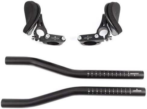 Bicycle Rest Handlebar, Ergonomic Bicycle TT Handlebar Bicycle Rest Handle with Adjustable Handle Triathlon Aero Bars with Allen Wrench Tool for Moutain Bike Road Bike in Saudi Arabia