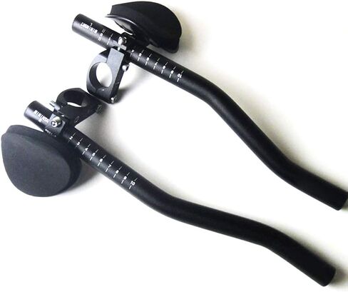 Bicycle Rest Handlebar, Ergonomic Bicycle TT Handlebar Bicycle Rest Handle with Adjustable Handle Triathlon Aero Bars with Allen Wrench Tool for Moutain Bike Road Bike in Saudi Arabia