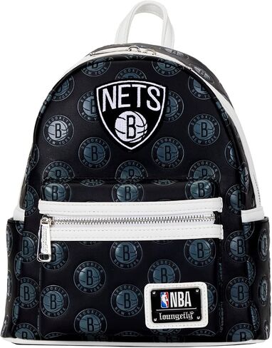 Loungefly NBA: حقيبة ظهر صغيرة تحمل شعار Brooklyn Nets in Saudi Arabia