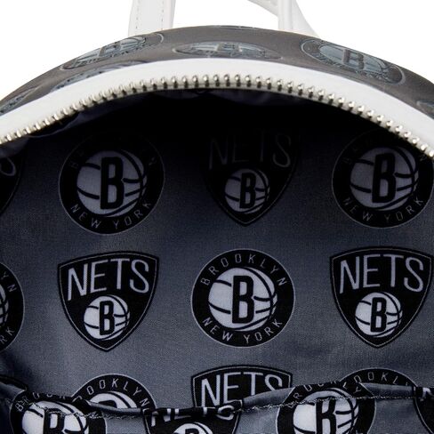 Loungefly NBA: حقيبة ظهر صغيرة تحمل شعار Brooklyn Nets in Saudi Arabia