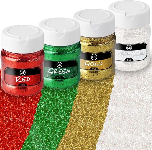Glitter – 4th of July Glitter, Bulk Glitter 4oz EA Independence Day Decor, 3 Ct Glitter for Crafts, Fine Glitter Fourth of July Accessories, Red, Blue, Silver - independence Day Glitter Crafts in Saudi Arabia