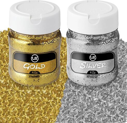 Glitter – 4th of July Glitter, Bulk Glitter 4oz EA Independence Day Decor, 3 Ct Glitter for Crafts, Fine Glitter Fourth of July Accessories, Red, Blue, Silver - independence Day Glitter Crafts in Saudi Arabia