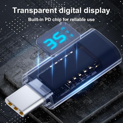 Lightning Female to USB C Male Adapter Lightning to USB C Adapter PD Fast for iPhone 15/15 Pro/15 Pro Max/15 Plus,iPad Air, Samsung, Support Data Transfer and Charging (black, 35W) in Saudi Arabia