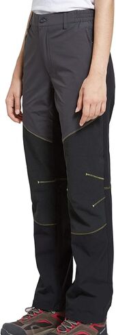 Women's Hiking Pants Outdoor Quick-Dry Pants Lightweight Water Resistant Working Camping Pants, Dark Grey, L-30 Inseam in Saudi Arabia