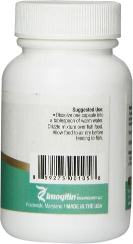 MitoFish Premium Pediococcus Based Probiotics and Prebiotics for Fish, 15 Capsules Per Bottle in Saudi Arabia