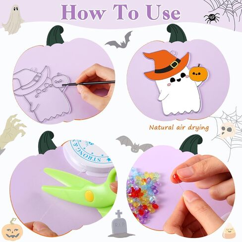Dunzoom 30 Set Summer Window Art Suncatchers Kits Summer Beach Fruit DIY Suncatchers Craft Kits Make Your Own Suncatcher Paint Suncatchers Ornaments for Boys Girls Craft Painting Art Activity in Saudi Arabia