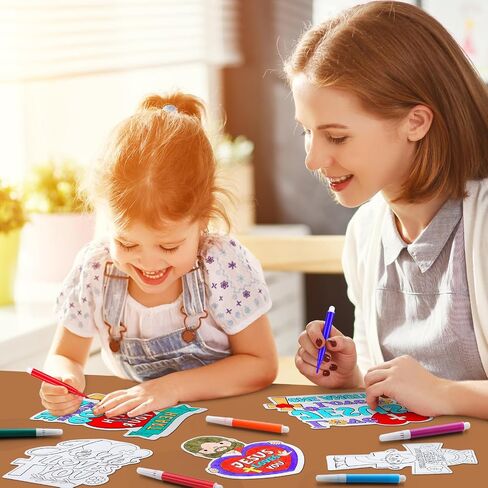 30 Sets Cross Crafts Color Your Own Jesus Loves Me Magnet for Kids DIY Christian Religious Coloring Cross Craft Ornaments for Sunday School Gift Party Supplies School Art Fun Home Activities in Saudi Arabia