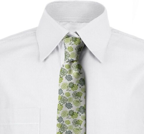 Ambesonne Bird Print Necktie, Pattern of Continuing Seagulls Flying over the Sea, 3.7", Sea Blue Charcoal Grey in Saudi Arabia