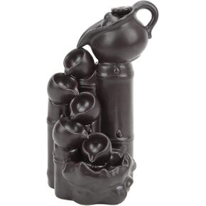 Pssopp Backflow Incense Holder Teapot Design Waterfall Incense Ceramics Incense for Home Office Decor