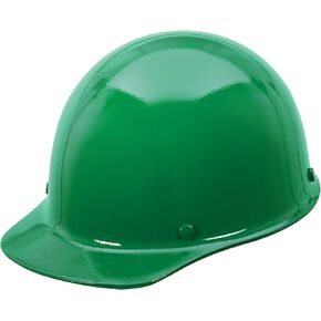 MSA Skullgard Cap Style Safety Hard Hat with Suspension - Non-Slotted Cap, Made of Phenolic Resin, Radiant Heat Loads up to 350F | Fas-Trac III Ratchet Suspension
