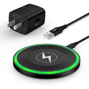 Wireless Charger Motorola Charging Pad 15W Fast Charging Wireless Statiton for Moto Razr 50 Ultra,Moto G Stylus/Play/Power 5G 2024,Motorola Edge 2024, Samsung Galaxy Z Fold Flip 6 S24 S23,with Adapter