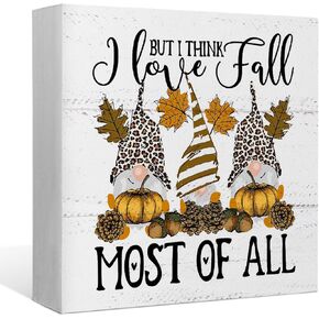 EIONEY Pink Halloween Decor,Rustic Fall Hello Pumpkins Wood Box Sign,Autumn Harvest Thanksgiving Decorations for Home Office Farmhouse Wall Desk Table Shelf,Pumpkins Wooden Sign,5x5 Inch