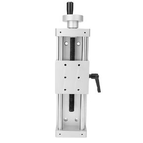 Aluminum Alloy Sliding Table Linear Rail Stage Hand Crank Linear Module 80x80mm(150mm Stroke)
