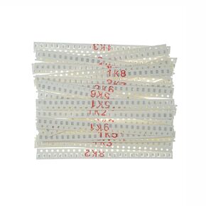 24 Types x 25 Pieces, total 600 Pieces 0805 1% Chip Resistor Kit 1.0K 1.1K 1.2K 1.3K 1.5K 1.6K 1.8K 2.0K 2.2K 2.4K 2.7K 3.0K 3.3K 3.6K 3.9K 4.3K 4.7K 5.1K 5.6K 6.2K 6.8K 7.5K 8.2K 9.1K Ohm