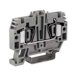 ASI HM250GR Single Level Feed-Through Spring Clamp Terminal Block, DIN Rail, 30 amp, 600V, 28 to 10 AWG, 6.2 mm (Pack of 60)