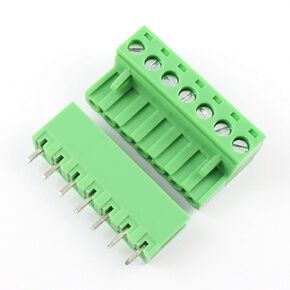 10 Sets 7-Pin (7 Pole) 5.08mm Pitch Straight Plug-in Screw Terminal Block Connector Panel PCB Mount DIY