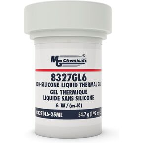 MG Chemicals 8327GL5-25ML Non-Silicone Liquid Thermal Gel 5 W/(m·K), 56g, 1-Part Jar in Kuwait
