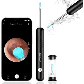 Ear Wax Removal Tool, Smart Ear Cleaner, Ear Camera Scope with Light Smartphone Ear HD Video Otoscope Wax Cleaner