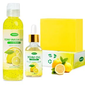 3 PCS Yoni Wash Yoni Oil Yoni Soap Bar, Feminine Wash Yoni Oil for Women pH Balance, Natural Yoni Bar Soap Vaginial Moisturizing Body Wash Deodorants, Strawberry Scent Yoni Wash Set