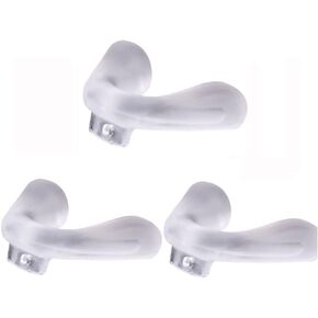 3PCS U Shaped Eyeglass Nose Pads,Soft Silicone Nose Bridge Pads,Non Slip Nose Pads Bridge Eye Glasses Nose Support Pads for Eyewear Eyeglasses