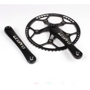 BMX Bicycle BCD130MM Integrated Chainwheel Crankset Single Crank Folding Bike 45/47/53/56/58T Chainring