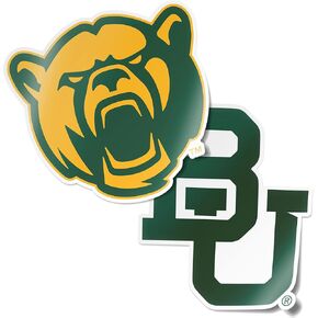 Desert Cactus Baylor University Stickers Bears Vinyl Decal Laptop Water Bottle Car Scrapbook 11.46x6.18 Sheet (4 Inch Set V1)