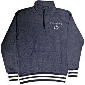 Penn State Nittany Lions 1/4 Zip Men's Navy Blue Pullover