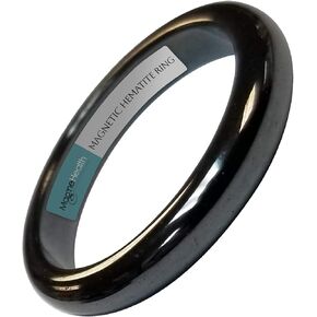 Holiday Hangover Hematite Ring, Elegant Magnetic Hematite Ring as Jewelry for Men and Women