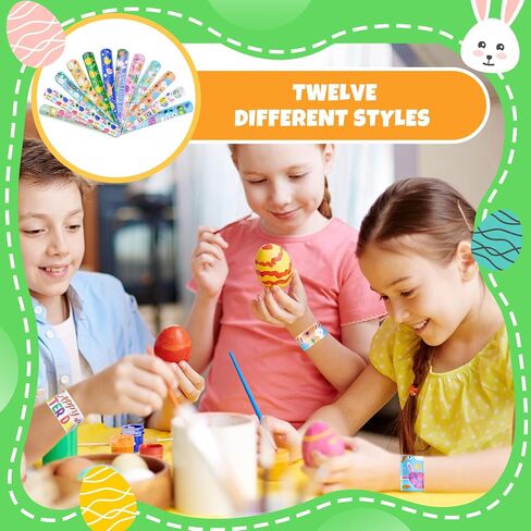 48 Pieces American Flag Slap Bracelets Bulk - 10 Assorted Designs Patriotic Snap Bands, USA Themed Party Favors for Kids and Adults, Fourth of July Accessories, Goodie Bag Fillers, Classroom Prizes in Saudi Arabia