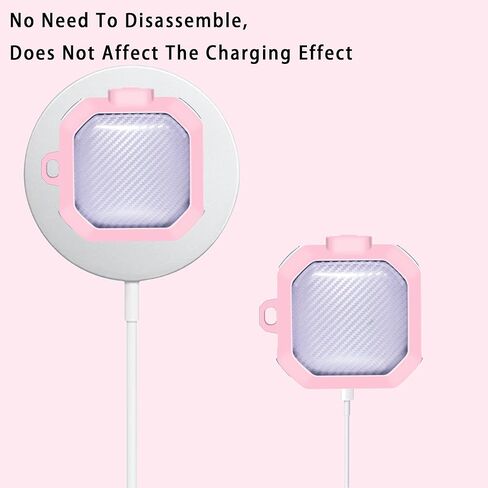 حافظة أرجوانية شفافة لهاتف Samsung Galaxy Buds FE/2 Pro/Pro/Live غطاء قفل آمن مع قلم تنظيف، مفتاح كبس لحافظة Galaxy Buds Fe مع حزام معصم من السيليكون وسلسلة مفاتيح على شكل زهرة لطيفة للنساء in Kuwait