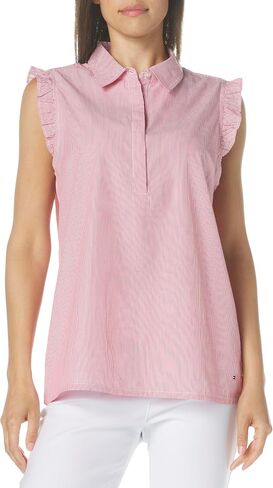 Tommy Hilfiger Women's Sleeveless Dot Popover Top in Saudi Arabia