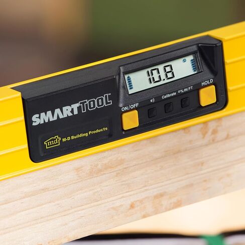 M-D Building Products 92288 SMARTTOOL® 24 Inch Digital Level: Precision Measurement with LCD Screen, Audible Alerts, Water Resistance, High Visibility, and Heavy-Duty Aluminum Frame in Saudi Arabia