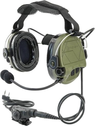 TAC302 سماعة اتصال تكتيكية خلف الرأس للحد من الضوضاء وحماية السمع مع U94 PTT in Saudi Arabia