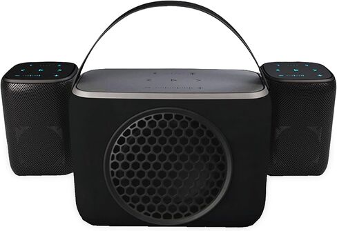 Rocksteady Stadium 2: Four Speakers and One Subwoofer Bundle - Immersive, connectible, and up to 150 ft of range. Up to 30 hours of battery life. in Saudi Arabia