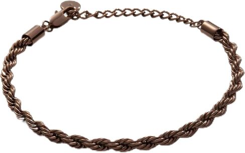 Alex and Ani AA734922SR,French Rope Chain Bracelet,Shiny Rose Gold,Rose Gold, Bracelets in Saudi Arabia